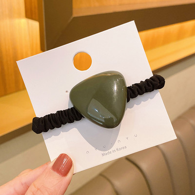 Елегантни панделки Scrunchies Модни дамски обикновени лъскави увивки за коса Дизайн на въже за корейски момичета Аксесоари за коса