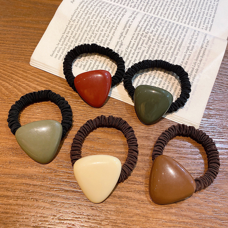 Елегантни панделки Scrunchies Модни дамски обикновени лъскави увивки за коса Дизайн на въже за корейски момичета Аксесоари за коса