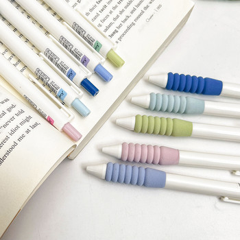 5 τμχ/σετ Straw Quick-Drying Press Gel Pen Refill Pen Signature Test Σχολική προμήθειες γραφής γραφείου Χαρτικά 0,5mm Μαύρο μελάνι