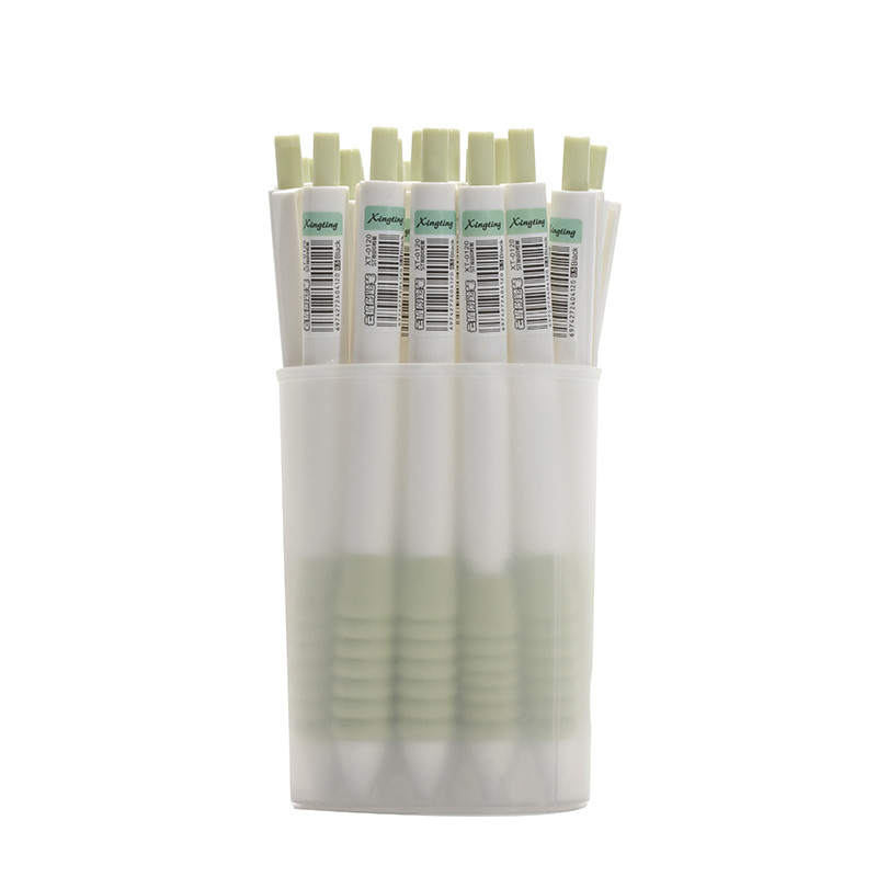 5 buc/set paie cu uscare rapidă stilou gel de presă reumplere stilou test de semnătură rechizite de scris pentru școală și birou Papetarie 0,5 mm cerneală neagră