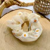 Γυναικεία Κορίτσια Silk Scrunchie Elastic Χειροποίητο πολύχρωμο κορδόνι με σχοινί Αλογοουρά Αξεσουάρ κεφαλής