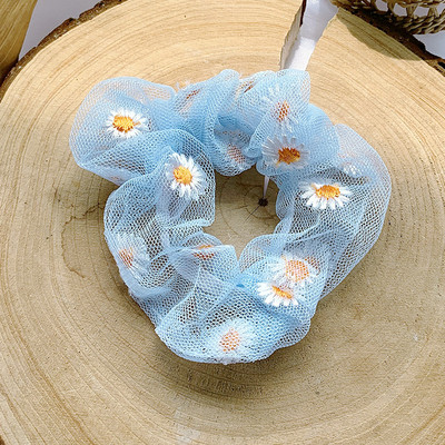 Γυναικεία Κορίτσια Silk Scrunchie Elastic Χειροποίητο πολύχρωμο κορδόνι με σχοινί Αλογοουρά Αξεσουάρ κεφαλής