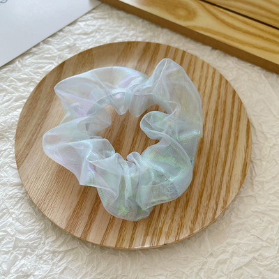Γυναικεία Κορίτσια Silk Scrunchie Elastic Χειροποίητο πολύχρωμο κορδόνι με σχοινί Αλογοουρά Αξεσουάρ κεφαλής