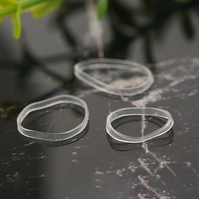 500/1000 бр. Еластични прозрачни ластици за момичета Лента за коса Държач за опашка за момичета Вратите за коса Булчински ленти за коса Аксесоари за коса