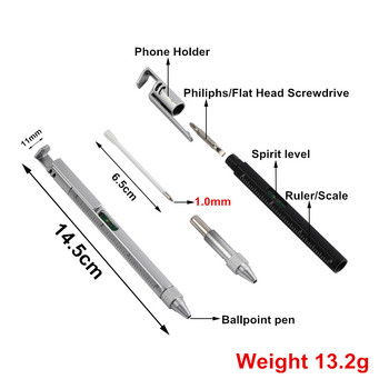 Baikingift Multifunctional Pen Screwdriver Stand Βάση στυλό μεταλλικό στυλό δώρου για στυλό γραφείου σχολείου