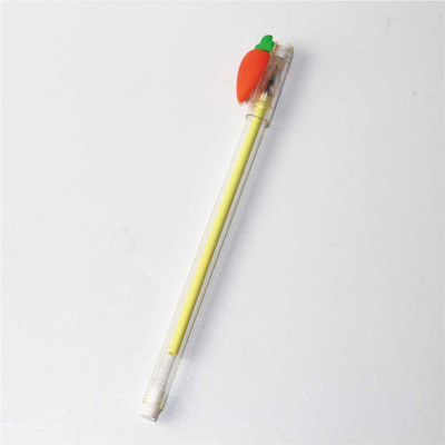 Δημιουργικό Cartoon Kawaii Μικρό, φρέσκο, διαφανές λαχανικό τζελ στυλό Ανταλλακτικό Σχολικό Γραφείο Γραφικό Δώρο Γραπτό