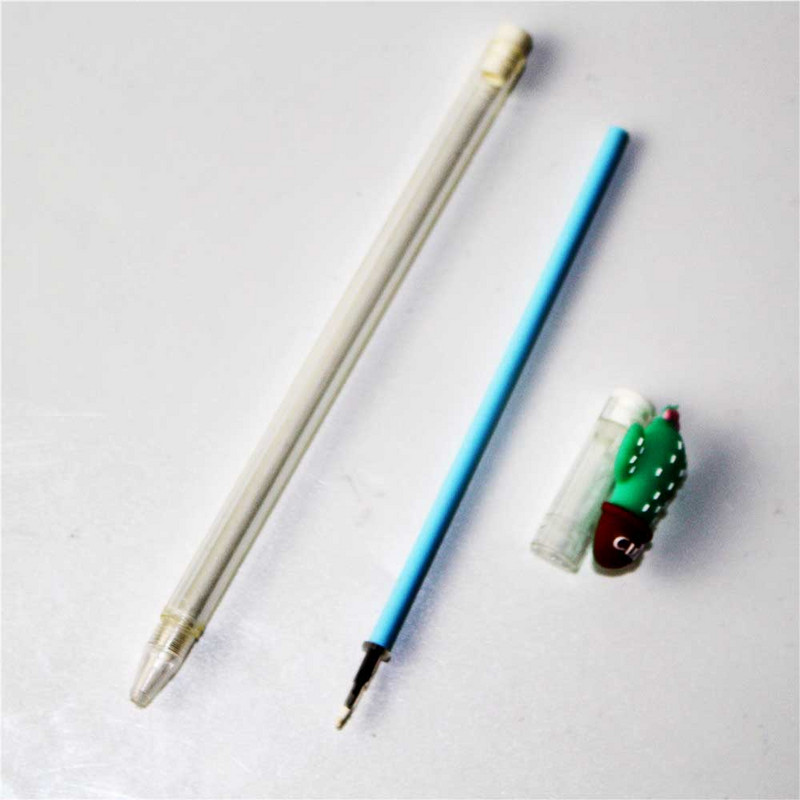 Δημιουργικό Cartoon Kawaii Μικρό, φρέσκο, διαφανές λαχανικό τζελ στυλό Ανταλλακτικό Σχολικό Γραφείο Γραφικό Δώρο Γραπτό