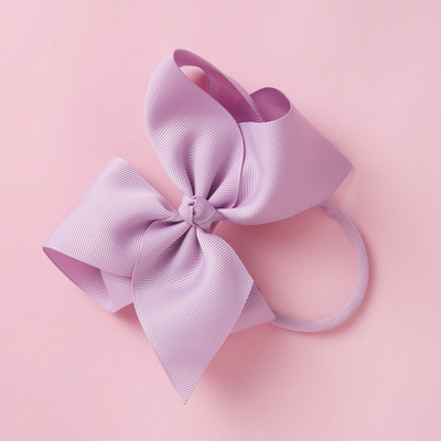 Връзки за коса за новородени за деца Шапки Еластични ленти за коса с панделка за бебета и момичета Панделки Тюрбан с бантик Аксесоари за новородени