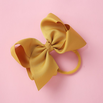 Връзки за коса за новородени за деца Шапки Еластични ленти за коса с панделка за бебета и момичета Панделки Тюрбан с бантик Аксесоари за новородени