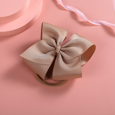 Връзки за коса за новородени за деца Шапки Еластични ленти за коса с панделка за бебета и момичета Панделки Тюрбан с бантик Аксесоари за новородени