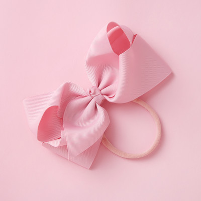 Връзки за коса за новородени за деца Шапки Еластични ленти за коса с панделка за бебета и момичета Панделки Тюрбан с бантик Аксесоари за новородени