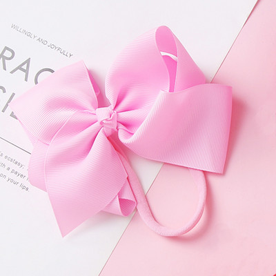 Връзки за коса за новородени за деца Шапки Еластични ленти за коса с панделка за бебета и момичета Панделки Тюрбан с бантик Аксесоари за новородени