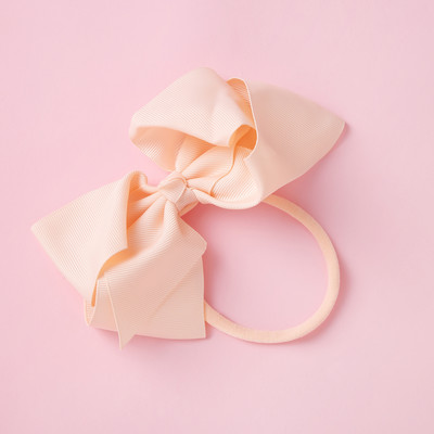 Връзки за коса за новородени за деца Шапки Еластични ленти за коса с панделка за бебета и момичета Панделки Тюрбан с бантик Аксесоари за новородени