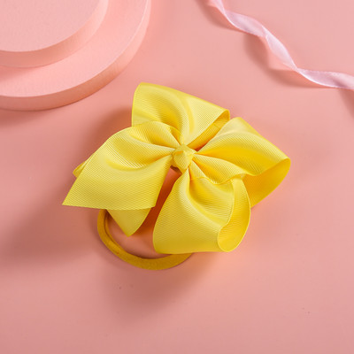 Връзки за коса за новородени за деца Шапки Еластични ленти за коса с панделка за бебета и момичета Панделки Тюрбан с бантик Аксесоари за новородени