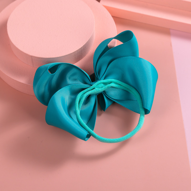 Връзки за коса за новородени за деца Шапки Еластични ленти за коса с панделка за бебета и момичета Панделки Тюрбан с бантик Аксесоари за новородени