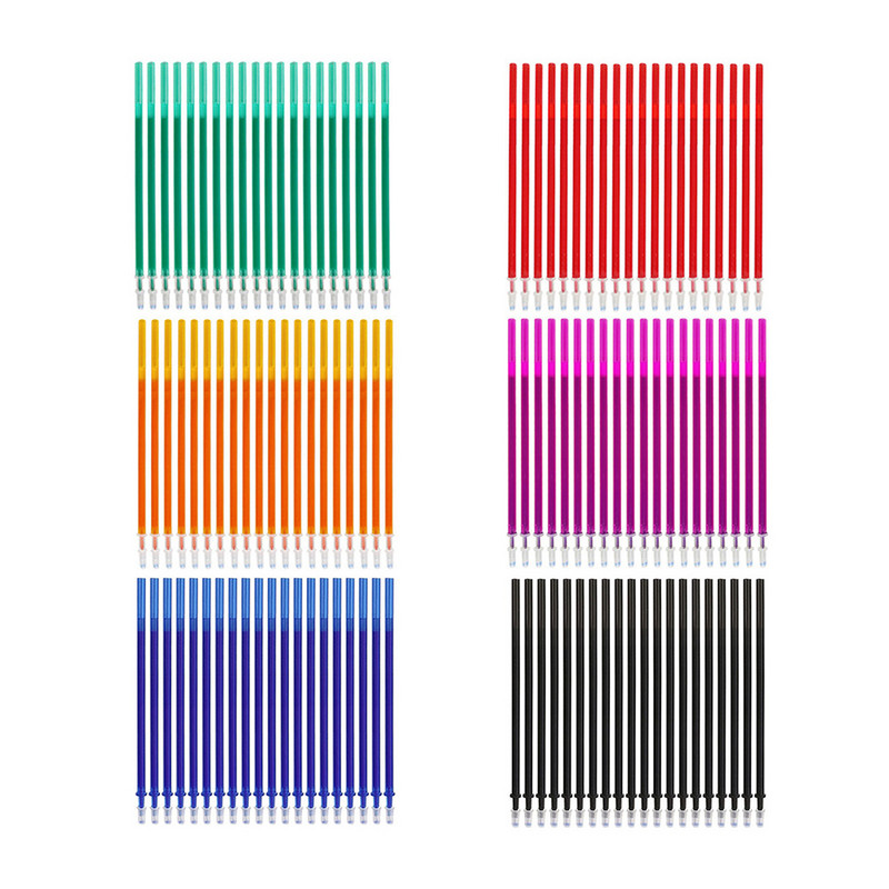 20 τμχ Erasable Gel Pen Refill Refill 0,35mm Μαύρο/Μπλε/Κόκκινο/Πράσινο/Μωβ/Πορτοκαλί μελάνι Magic Erasable Pens Refills Σχολικά είδη γραφής