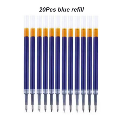 Комплект прибиращи се гел химикалки с черно/червено/синьо мастило Химикалка за писане 0,5 мм пълнители Офис аксесоари Ученически пособия Канцеларски материали
