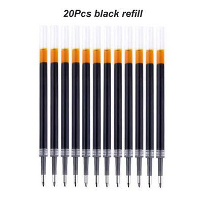 Комплект прибиращи се гел химикалки с черно/червено/синьо мастило Химикалка за писане 0,5 мм пълнители Офис аксесоари Ученически пособия Канцеларски материали