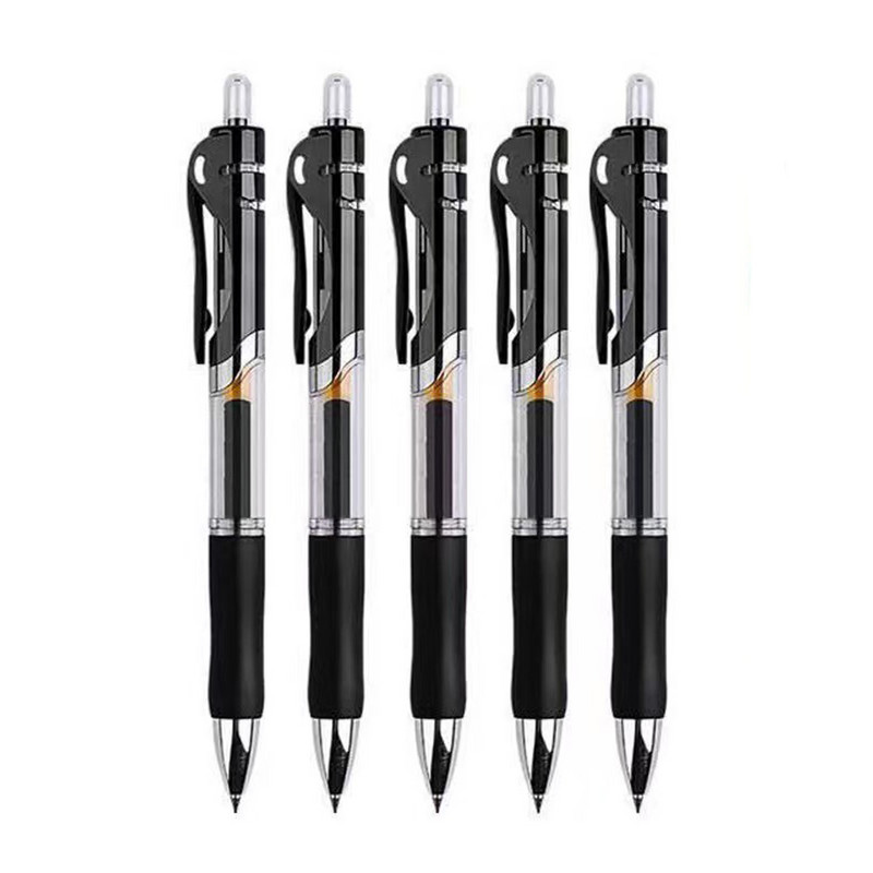 Комплект прибиращи се гел химикалки с черно/червено/синьо мастило Химикалка за писане 0,5 мм пълнители Офис аксесоари Ученически пособия Канцеларски материали