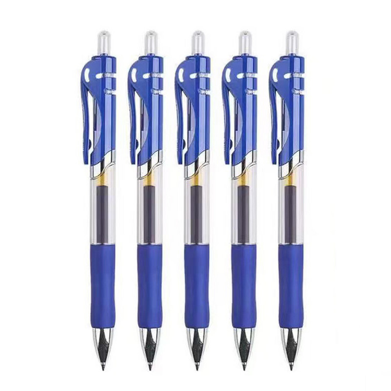 Комплект прибиращи се гел химикалки с черно/червено/синьо мастило Химикалка за писане 0,5 мм пълнители Офис аксесоари Ученически пособия Канцеларски материали