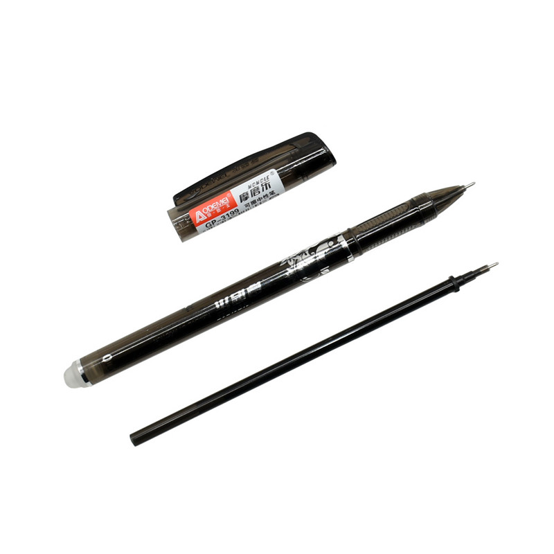 4/50 bucăți/set stilou gel pentru birou, tijă de reumplere șters, pix ștergător, mâner lavabil, 0,5 mm, cerneală, albastru, negru, papetărie pentru școală