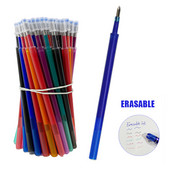 20 бр./лот 6 цвята изтриваеми пръти с мастило 0,5 mm Bullet с голям капацитет мастило с преса тип Magic Gel Pen Пълнежи за офис училище Инструмент за писане