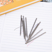 10 buc 6,7 cm Metal Diamond Crystal Pen Rezervă specială pentru stilou cu bilă Cartuș cu miez Reîncărcare cerneală Negru Albastru 0,5 mm