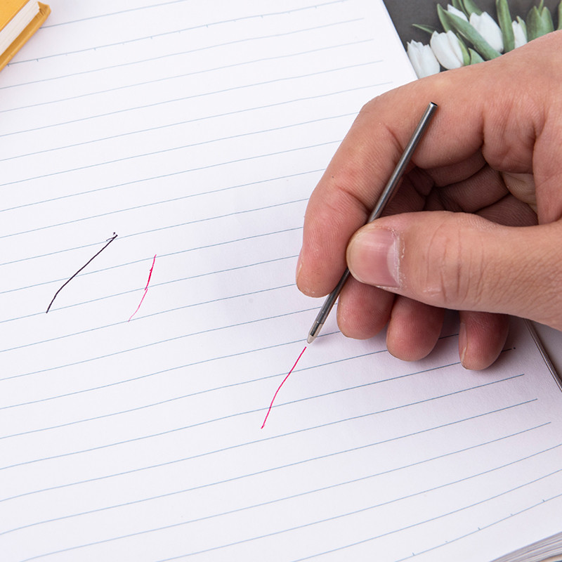 10 buc 6,7 cm Metal Diamond Crystal Pen Rezervă specială pentru stilou cu bilă Cartuș cu miez Reîncărcare cerneală Negru Albastru 0,5 mm