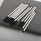 Rotacijski priključak crni za punjenje s plavom tintom 0,7 mm vrh Poslovni ured Školski uredski pribor Roler olovka/kemijska olovka Punjenje