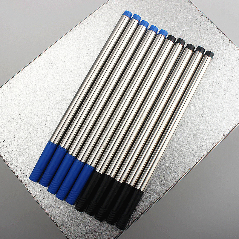 Rotacijski priključak crni za punjenje s plavom tintom 0,7 mm vrh Poslovni ured Školski uredski pribor Roler olovka/kemijska olovka Punjenje