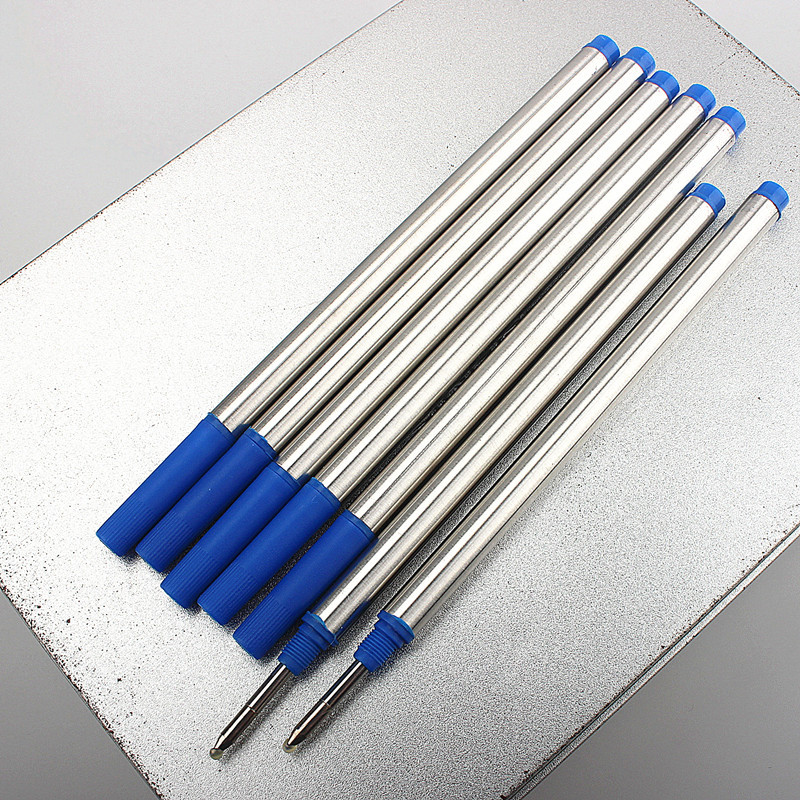 Rotacijski priključak crni za punjenje s plavom tintom 0,7 mm vrh Poslovni ured Školski uredski pribor Roler olovka/kemijska olovka Punjenje