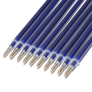 10PCS/LOT 13CM Дължина 0,5 mm Point Roller Химикалка Пълнител за Химикалка с черно синьо мастило Пълнежи за химикалки Офис Училищни пособия Направи си сам Разпродажба