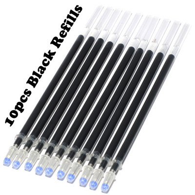10PCS/LOT μήκους 13cm 0,5mm Point Roller Ball Pen Refill Μαύρο μπλε μελάνι Ανταλλακτικά Στυλό Ανταλλακτικά Γραφείου Σχολικά Προμήθειες Εκπτώσεις DIY