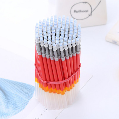 0,5 χιλιοστά 20 τμχ/σετ Press Gel Pen Bullet Refill Ράβδοι υπογραφής γραφείου Κόκκινο μπλε μαύρο μελάνι Σχολικά είδη γραφικής γραφής