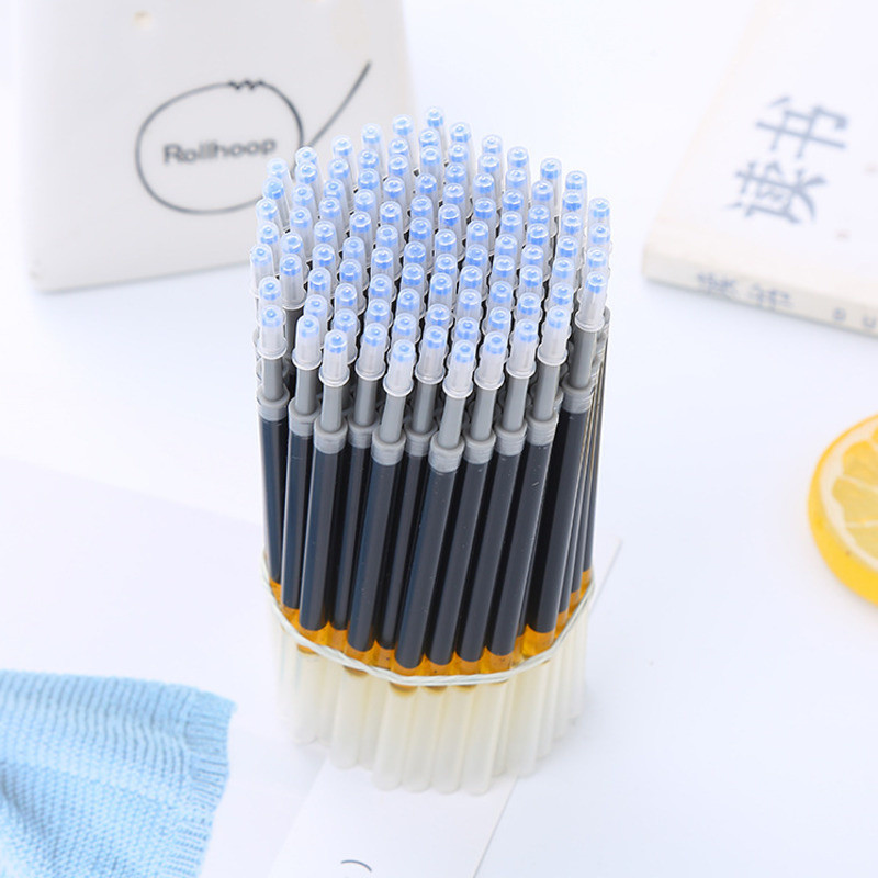 0,5 χιλιοστά 20 τμχ/σετ Press Gel Pen Bullet Refill Ράβδοι υπογραφής γραφείου Κόκκινο μπλε μαύρο μελάνι Σχολικά είδη γραφικής γραφής