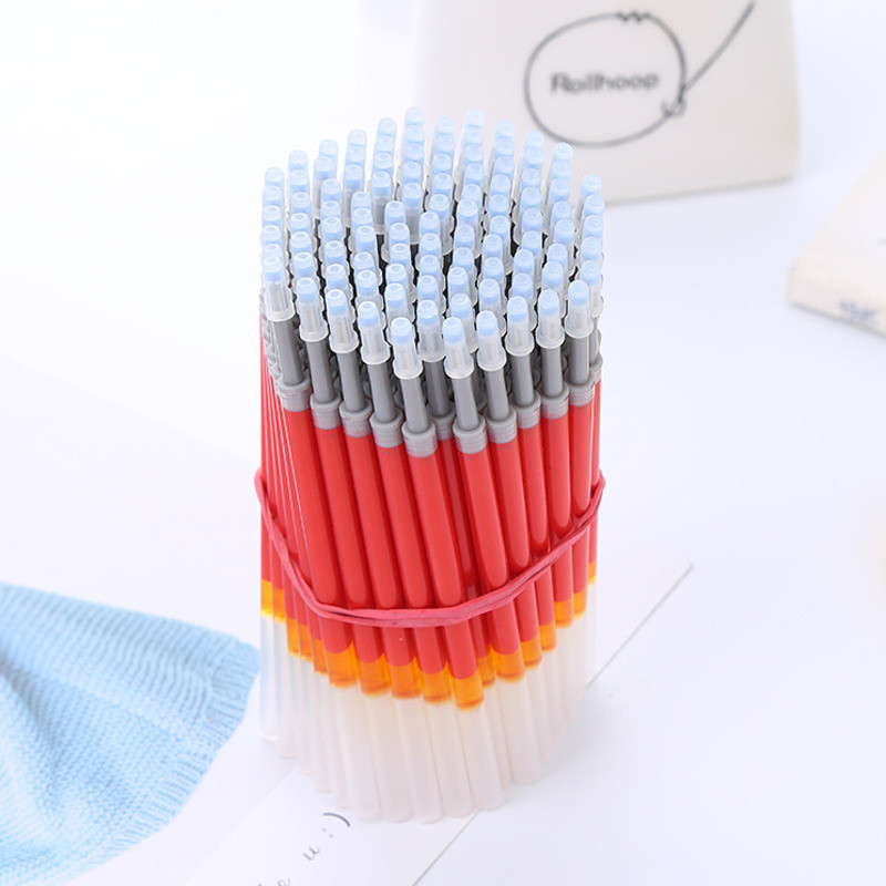 0,5 χιλιοστά 20 τμχ/σετ Press Gel Pen Bullet Refill Ράβδοι υπογραφής γραφείου Κόκκινο μπλε μαύρο μελάνι Σχολικά είδη γραφικής γραφής