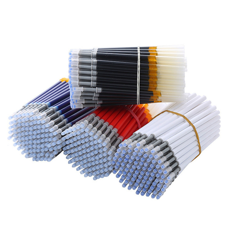 0,5 χιλιοστά 20 τμχ/σετ Press Gel Pen Bullet Refill Ράβδοι υπογραφής γραφείου Κόκκινο μπλε μαύρο μελάνι Σχολικά είδη γραφικής γραφής