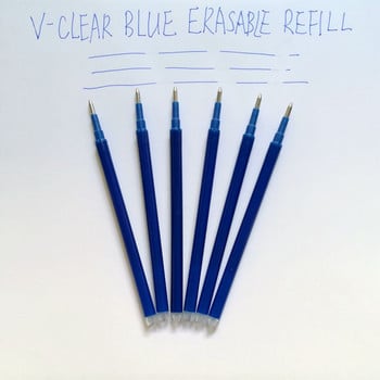 Magic Erasable Pen Refill 0,7mm Blue Ink Gel Pen Refill For Writing 6 τμχ Στυλό Γραφείο Σχολικά είδη Δώρα για μαθητές