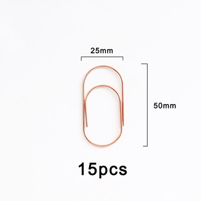 TUTU tvornička ponuda 25kom/15kom 50x25mm velike spajalice za papir 4 boje dostupne velike široke spajalice za papir na promociji