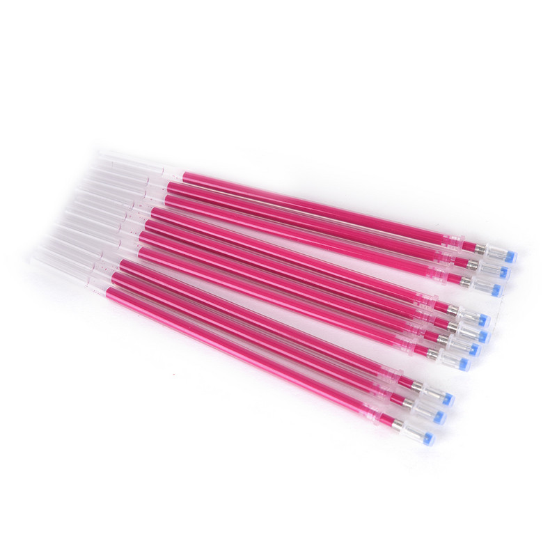 10 gab/partijas rakstīšanas vieta Sarkanas/baltas tintes uzpilde ar ūdeni dzēšamu pildspalvu uzpildes lodīšu pildspalvu un gēla pildspalvu nomaiņa