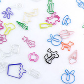 TUTU 30PCS/παρτίδα Kawaii τυχαίο σχήμα Κλιπ σελιδοδεικτών Υπόμνημα Κλιπ κλιπ σελιδοδείκτης DIY Καινοτομία Προώθηση πωλήσεων γραφείου H0185