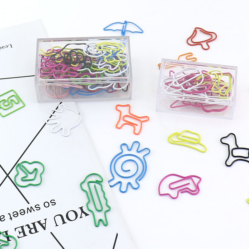 TUTU 30PCS/lot Kawaii nasumičnog oblika Knjiža za oznake Memo Klip Spajalica za papir Bookmark DIY Novost Ured Promocija prodaje H0185