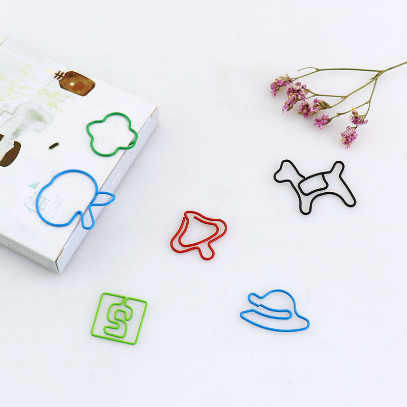 TUTU 30PCS/lot Kawaii nasumičnog oblika Knjiža za oznake Memo Klip Spajalica za papir Bookmark DIY Novost Ured Promocija prodaje H0185