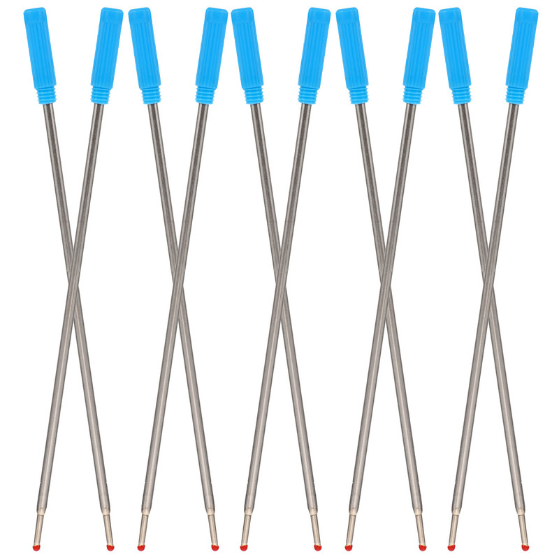 50 tk Pastapliiatsi täidised mustad uudsed pliiatsid musta tindiga täitematerjalid metallist laste metallist marker