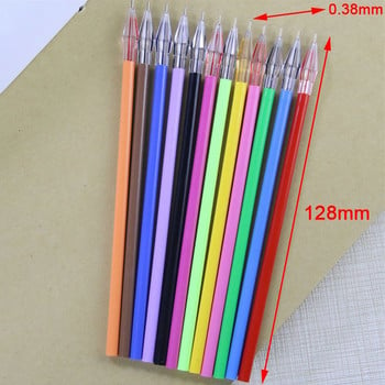 Gel Pen Refill School Stationery 12 Χρώματα Διαφορετικό Χρώμα Μελάνι Ουδέτερο Στυλό Ανταλλακτικό Στυλό Ανταλλακτικά Cartridge 12 τεμ.