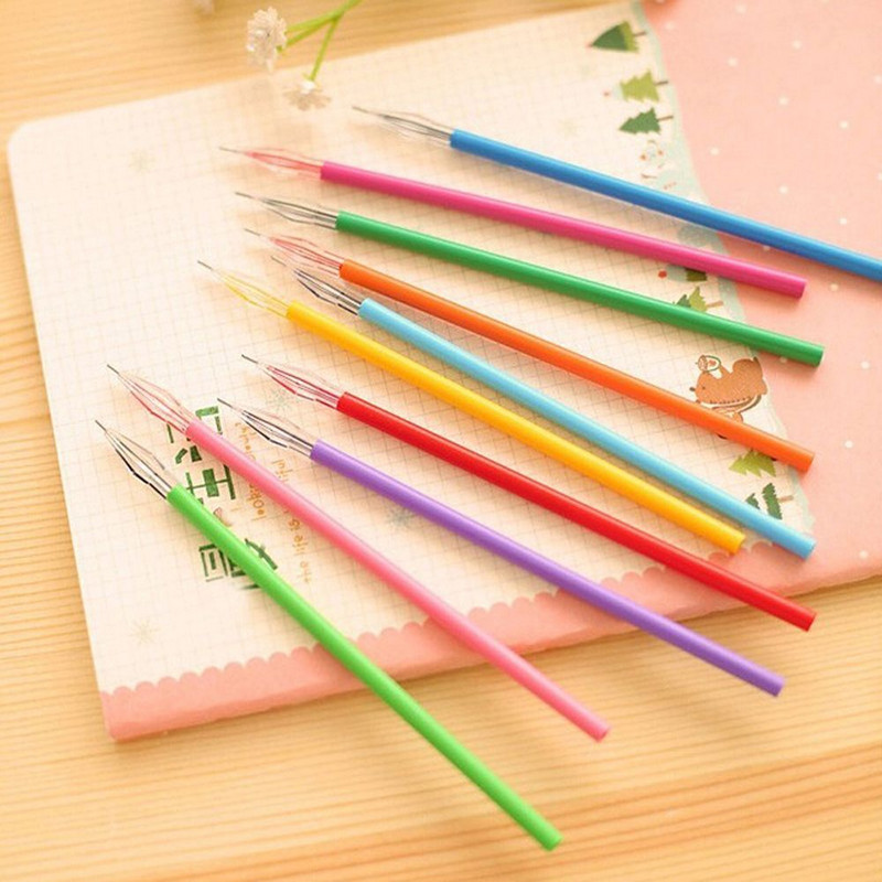 Пълнител за гел писалка Училищни канцеларски материали 12 цвята различни цветни мастила Неутрална писалка Пълнител за писалка Пълнители за писалка Касета 12 бр. Гел писалка