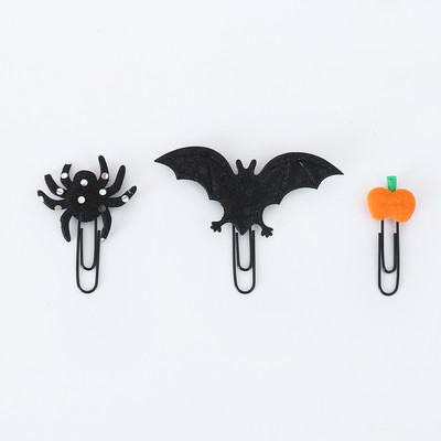 TUTU 15 бр./лот Хелоуин паяци тикви черна прилеп кламер Хелоуин парти декоративни Хелоуин ужас прилепи H0550