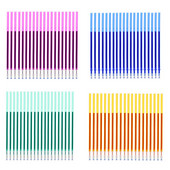 20 tk / komplekt värvilised kustutatavad pliiatsid täitevardad 0,5 mm värvilise tindiga pestav käepide kooli kirjutamiseks Doodle kirjatarbed