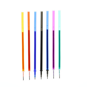 20 бр./компл. цветни изтриваеми химикалки, пръчки за пълнене, 0,5 mm цветни мастила, миещи се дръжки за канцеларски материали за писане в училище