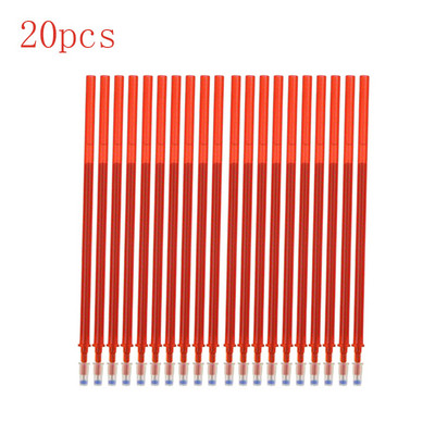 20 tk / komplekt värvilised kustutatavad pliiatsid täitevardad 0,5 mm värvilise tindiga pestav käepide kooli kirjutamiseks Doodle kirjatarbed